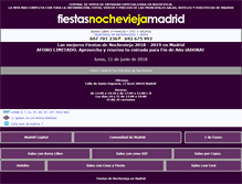 Tablet Screenshot of fiestasnocheviejamadrid.com